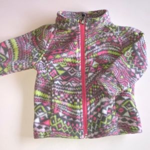 Columbia baby girl fleece jacket 6-12 month